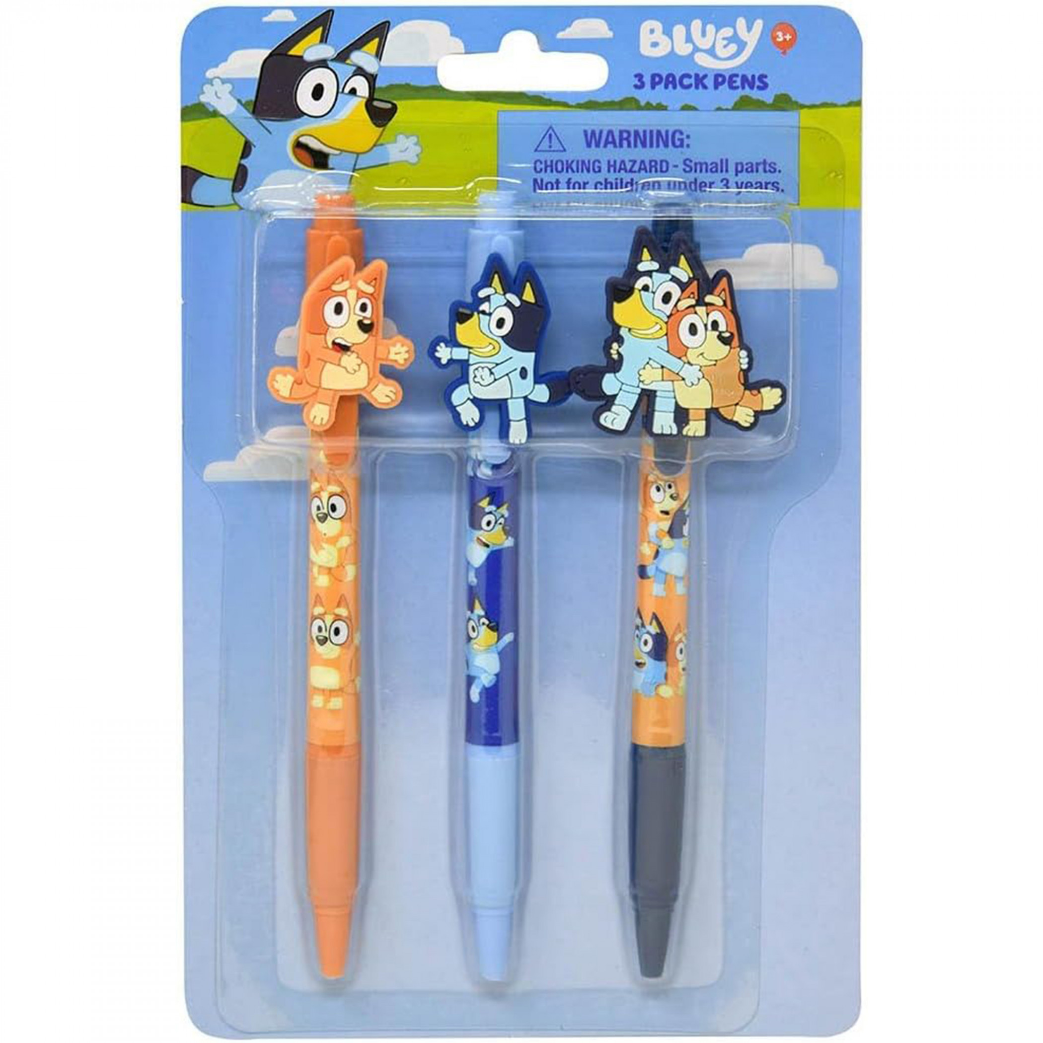 Bluey Family 3-Pack Pen Set